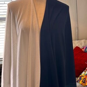 Donni Charm x The Zoe Report Black and Gray Scarf/shawl